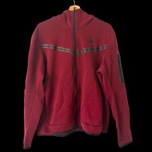 Nike Tech Fleece Dark Beetroot zip up hoodie